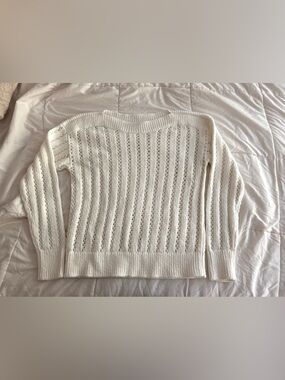 NWOT LOFT White Sweater, Size XS